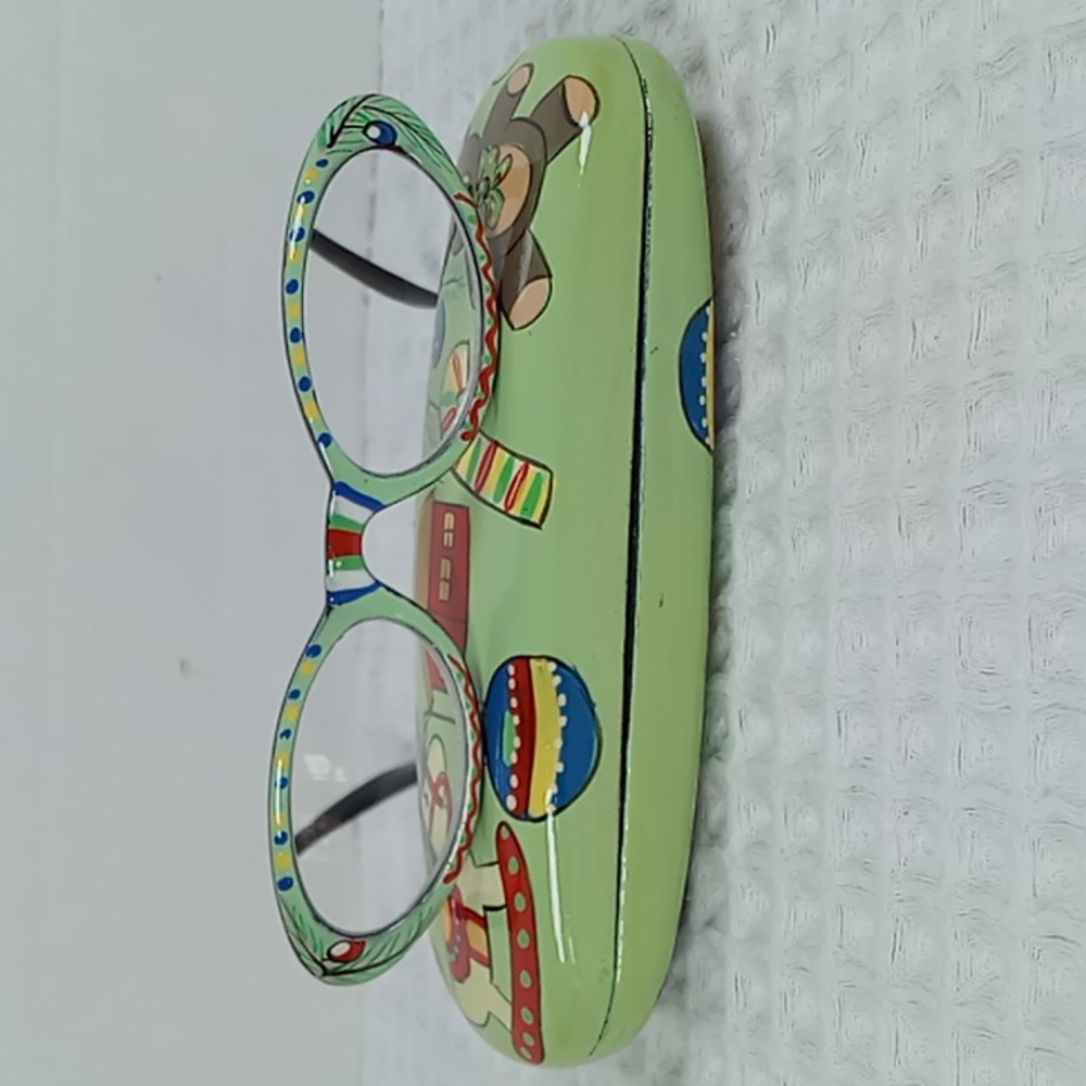 Women's Christmas Reading Glasses with Matching Case +2.75 Handpainted